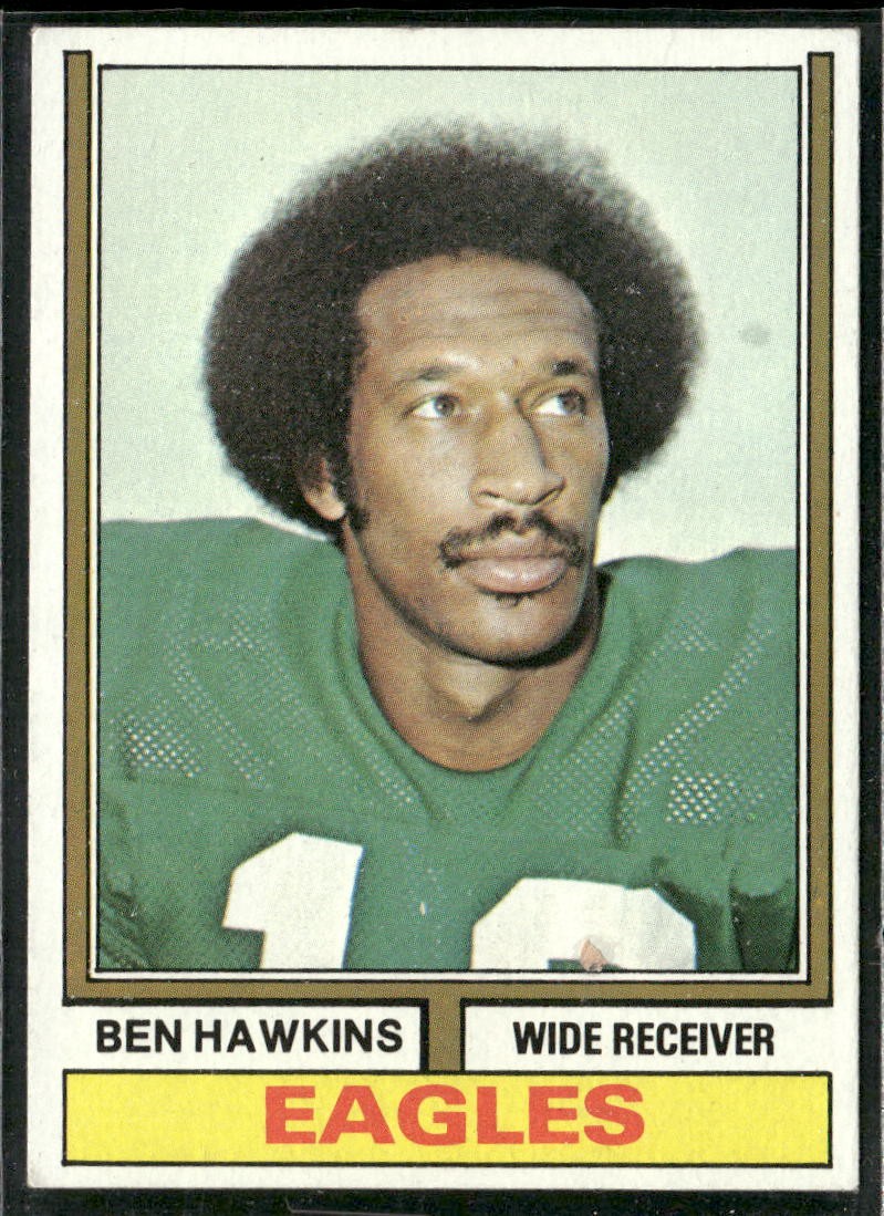 1974 Topps Parker Brothers Pro Draft #21 Ben Hawkins