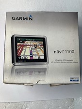 Garmin Nuvi 1100 GPS Navigator w/ Box Car Charger Tested Works Bundle