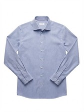 Eton Men's Light Blue Dress Shirt - Classic Spread Collar