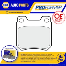 Brake Pads Set fits SAAB 900 Mk2 2.0 Rear 93 to 98 Proformer 1605006 New