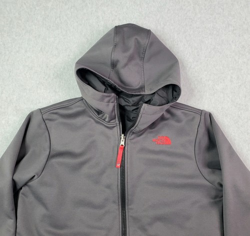 North Face Jacket Boys XL 18/20 Reversible Full Zip Hooded Winter Coat - Picture 5 of 17