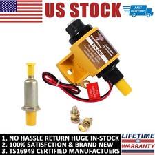12v For Edelbrock Micro In-line Electric Fuel Pump 38gph Gase85 2-4.5 Psi