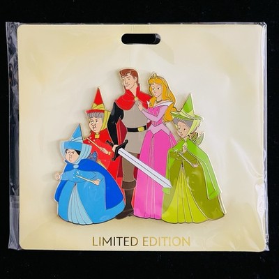LE 400 WDI MOG Sleeping Beauty Pink Squad Goals Fairy Destination D23 Disney Pin
