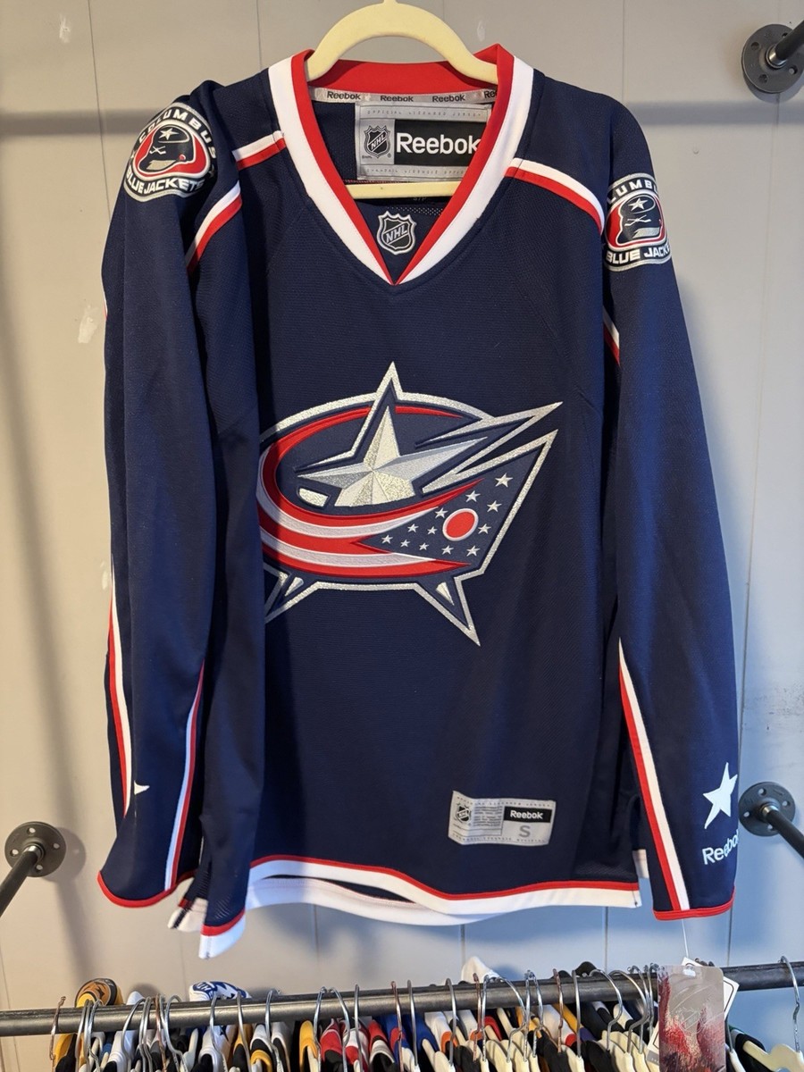 Reebok Columbus Blue Jackets navy/red/white NHL hockey jersey