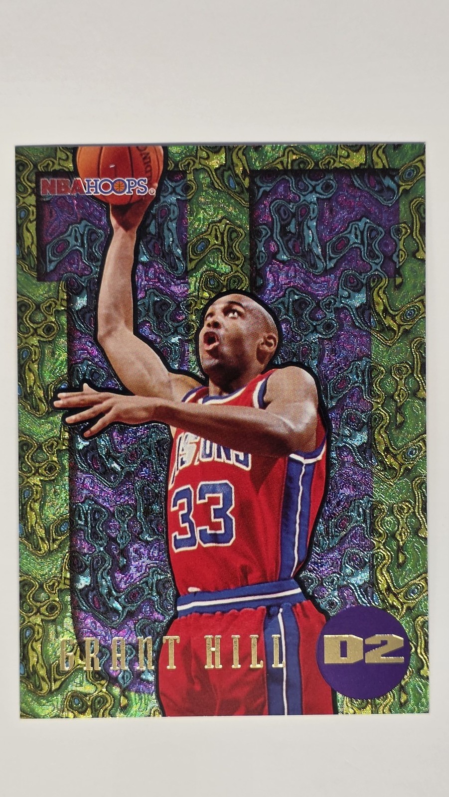 1995-96 Hoops #D2 Grant Hill Grant Hill Dunks