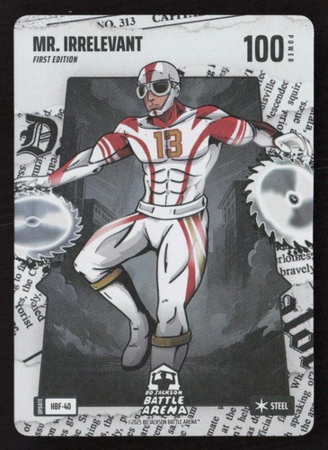 Bo Jackson Battle Arena Alpha #100 Mr.Irrelevant Steel Headliners Foil