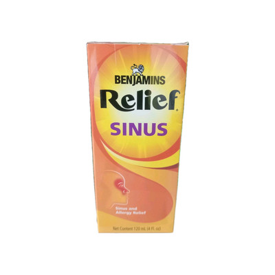 Benjamins Relief  Sinus And Allergy  120ml