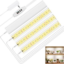 Full Spectrum Grow Light Strip for Indoor Plants, 384 LEDs, Timer Dimmable