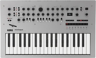 Korg Minilogue 37-Key Polyphonic Analog Synth | 16-Step Sequencer | OLED OSC...