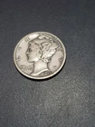 1938  d 10C Mercury Dime Vf 90 % Silver Hottttt