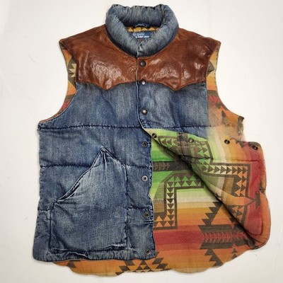 Vest Ralph Lauren Aztec Jacket Polo Ralph Lauren X Denim Supply XS