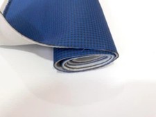 NEU PORSCHE "Pepita" Sitzstoff Auto Polster SCHWARZ/BLAU (Hundezahn)