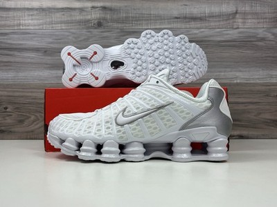 Nike Men's Shox TL Total White Metallic Silver | Size 11 | AV3595 100 No Lid