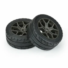 Proline 1/8 Vector S3 Front/Rear 2.4" Belted Mounted Tires 14mm Gray Vendetta