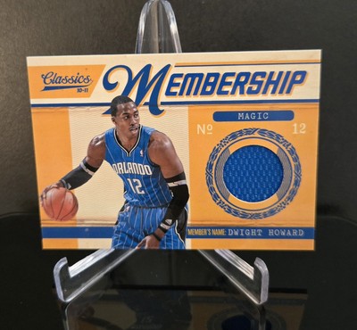#'ed/250 RELIC   DWIGHT HOWARD SP 2011 Panini Classics Membership Game Worn #33