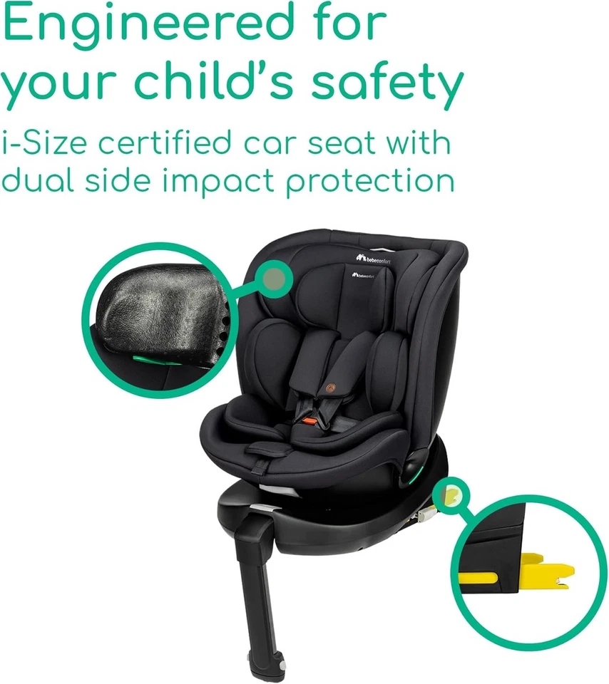 Bebeconfort RevolveFix Plus 360 i-Size, 360 Swivel Car Seat, 0-12 Years, 40-150 - Image 4 of 4