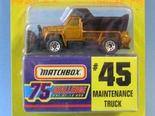 Matchbox USA Issue Gold Challenge Maintenance Truck Toy Model Car Snow Plough