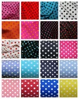 7mm Spot Polka Dot Cotton Poplin Dress Fabric - 112cm wide Rose & Hubble