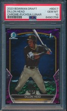 PSA 10 DILLON HEAD 1st 2023 Bowman Chrome PINK FUCHSIA REFRACTOR/199 RC GEM MINT