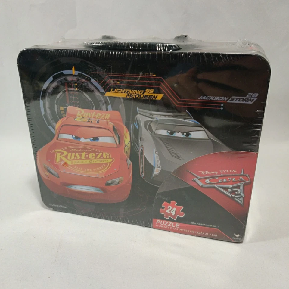 Головоломка Disney Pixar Cars 3 24 шт. металлическая жестяная молния McQueen & Jackson Storm - Изображение 2 из 4