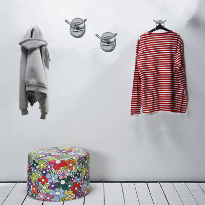 Attaccapanni Bambini Bieco A Forma Di Gufo - In Legno, Per Cameretta, Con 4 Ganci