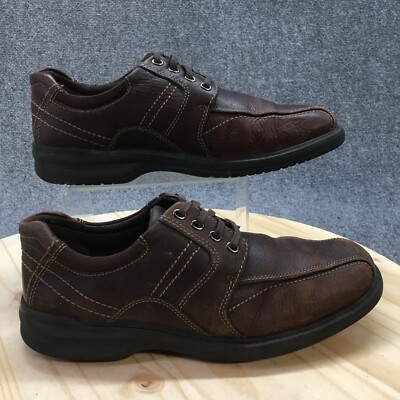 Clarks Shoes Mens 11.5 Sherwin Limit Oxford Brown Leather  display picture 3
