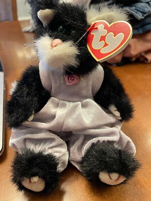 Ty The Attic Treasures Collection Black Cat Purrcy ''You're the Cats Meow''