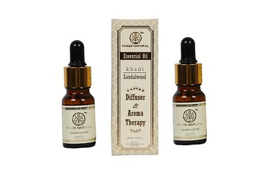 KHADI NATURAL Sandalwood Oil, 10ml (Pack of 2) free shipping