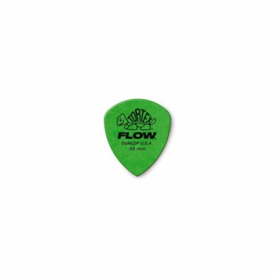 DUNLOP Tortex Flow Standard Picks, Player's Pack, 12 pcs., green, 0.88 mm