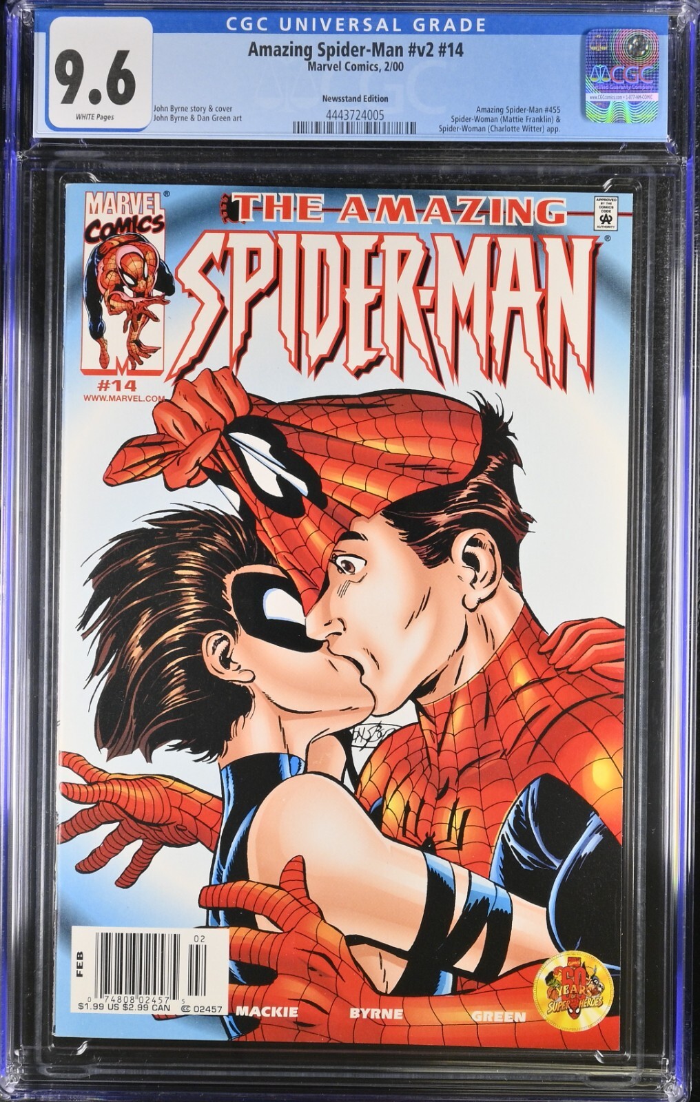 Amazing Spider-Man V2 #14 CGC 9.6 Spider-Woman Mattie Franklin * QUIOSCO