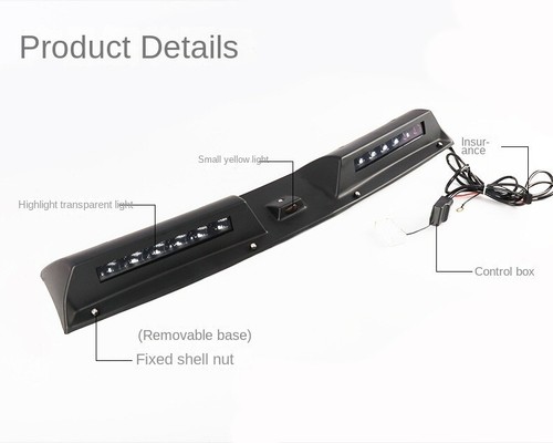 Black Top LED Roof Light Bars DRL Lamp Fits Nissan Patrol Y62 Aamada 2010-2023 - Picture 6 of 20