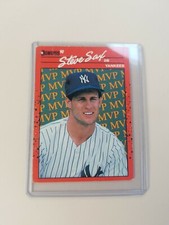 1990 DONRUSS BASEBALL BONUS MVP'S STEVE SAX #BC-22 - NEW YORK YANKEES
