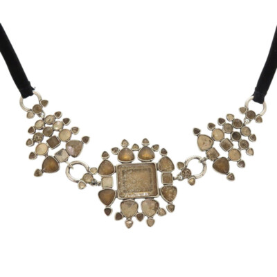AUTHENTIQUE JONC YVES SAINT LAURENT vente métal argenté/pierre