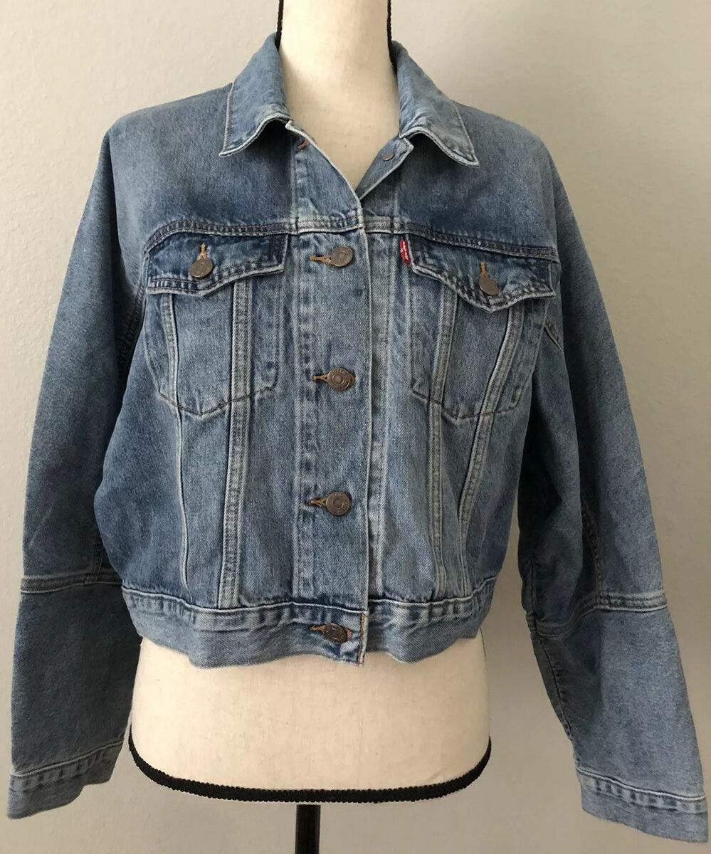 New LEVI'S Big E Oversize Batwing Grunge Women's Crop Denim New LEVI'S Big E Oversize Batwing Grunge Women's Crop Denim