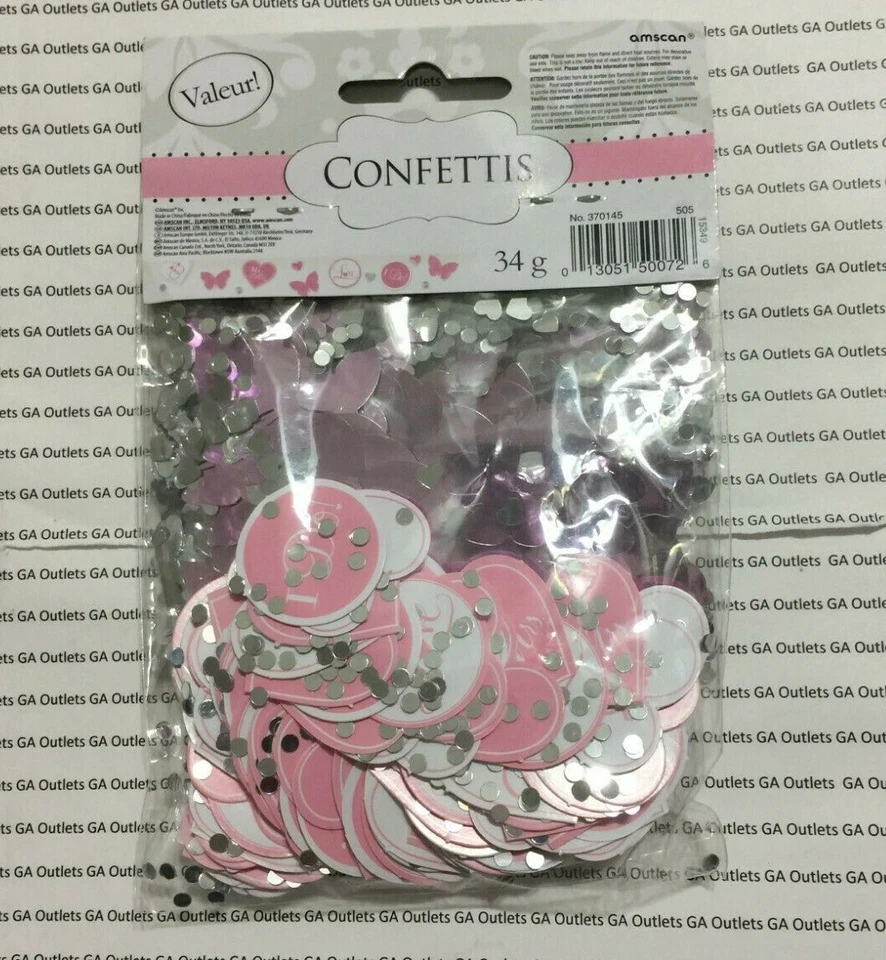 Confeti Amscan Pink I Do& Butterfly Value | Fiesta de boda y compromiso Foto 2 de 2