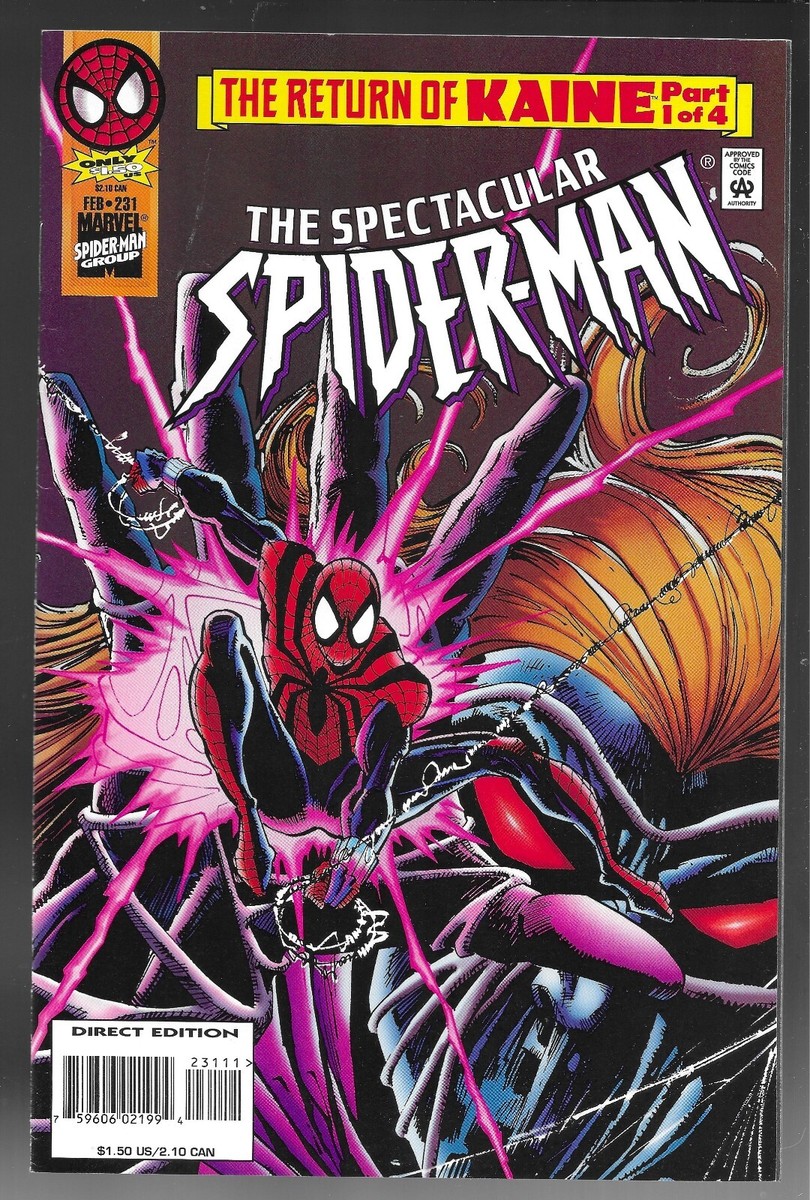 Spectacular Spider-Man 231 🔥1996 Return Of KAINE Pt 1🔥Marvel