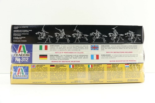 3pc Odd Italeri 1/35 Model Kits Kubelwagen Soviet 120mm Mortar +Soviet WW2 NIB - Picture 5 of 7