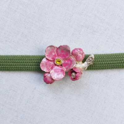 Sash Clip Japanese apricot Ume Japanese KIMONO Obidome [with tracking]