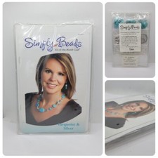 Simply Beads Kit of the Month Turquoise Silver DIY Jewelry Making Kit - New
