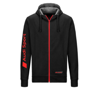 Audi Sport Sweatjacke Jacke Pulli Pullover Herren schwarz S M L XL