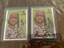 2023 Topps Chrome Platinum Anniversary X-fractor Alec Burleson Rookie Cards