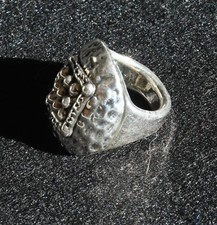 Ring handcrafted, silver 925 beautiful ring with standout presence