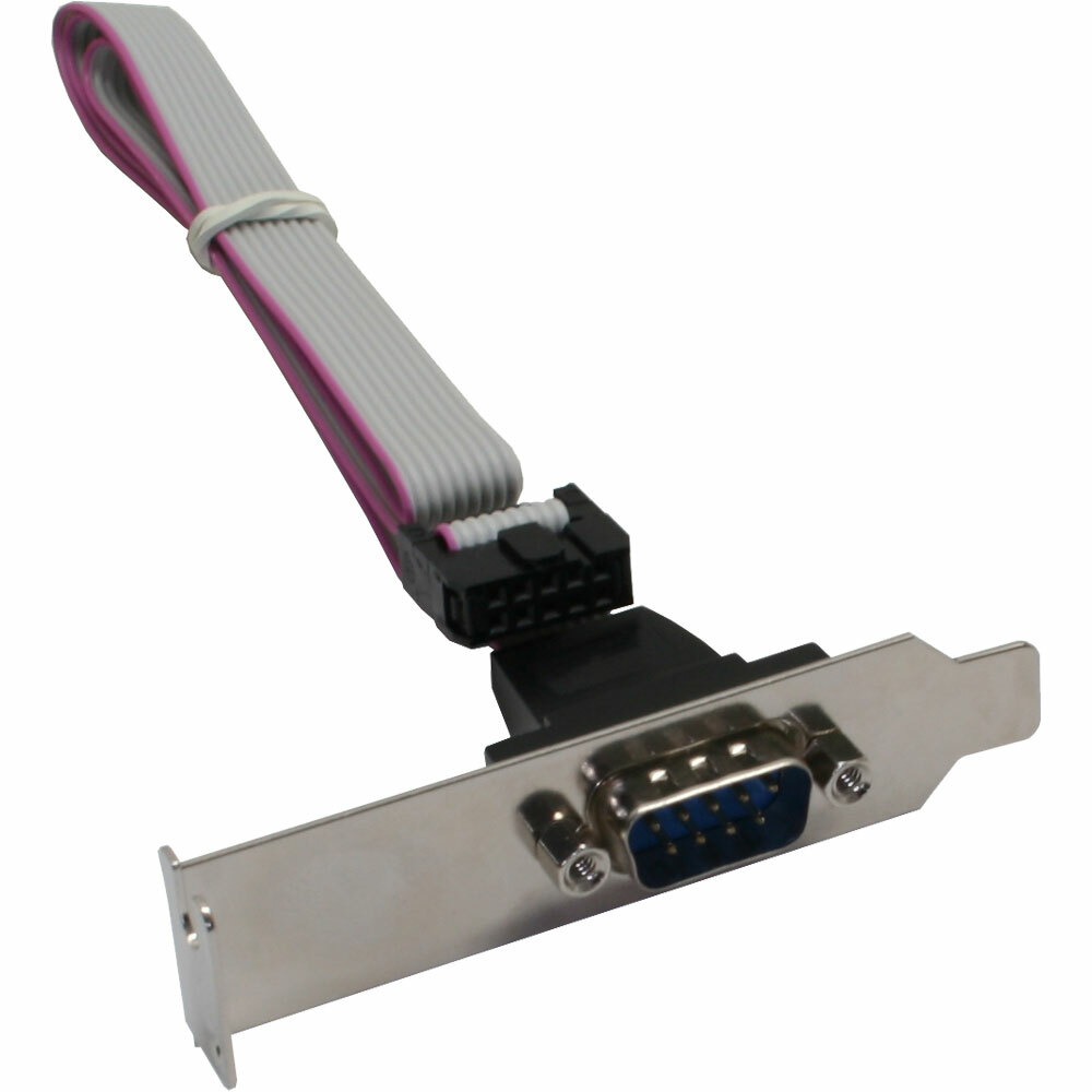 INL InLine® Staffa PCI, 1 porta seriale Sub-D 9 pin maschio esterna, IDC 10 pin