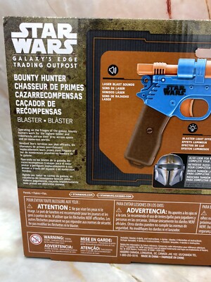 NERF Star Wars Galaxy's Edge Mandalorian Bounty Hunter Blaster NEW