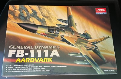 Academy 1648 General Dynamics FB-111 Aardvark 1/48 Factory Sealed Excellent