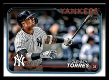 2024 Topps Gleyber Torres #210 New York Yankees Series 1 Baseball Card Mint