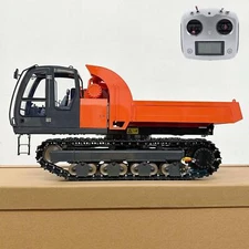 1/12 RC Hydraulic Assembled Tracked Truck EG110R FlySky I6S Radio Control Dumper