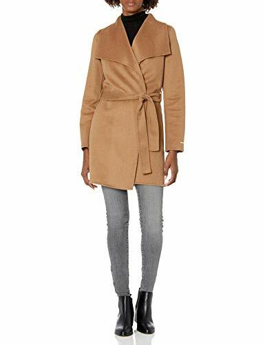 Wool Belted Wrap Coat Ladies 