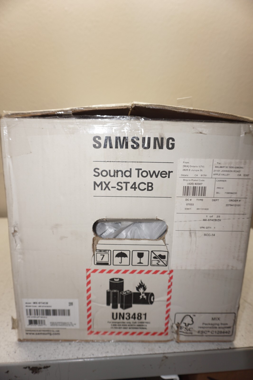 NEW SAMSUNG BLUETOOTH WIRELESS SOUND TOWER MXST4CB 887276646077 eBay