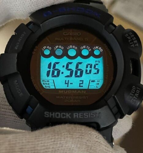 CASIO G-SHOCK GW-9000 Mudman 25th Anniversary Unisex Watch Blue 